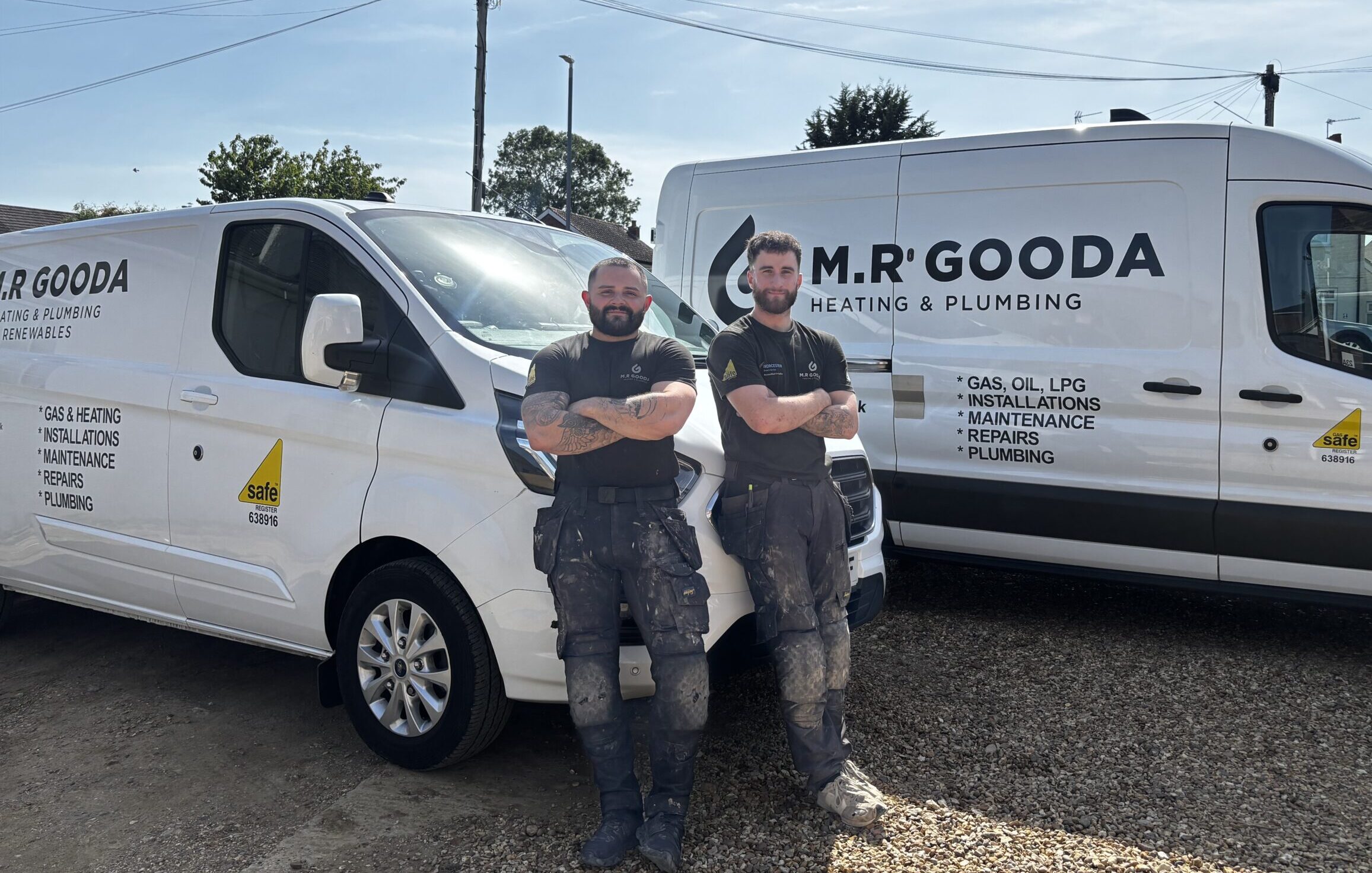 Our plumbing team at work